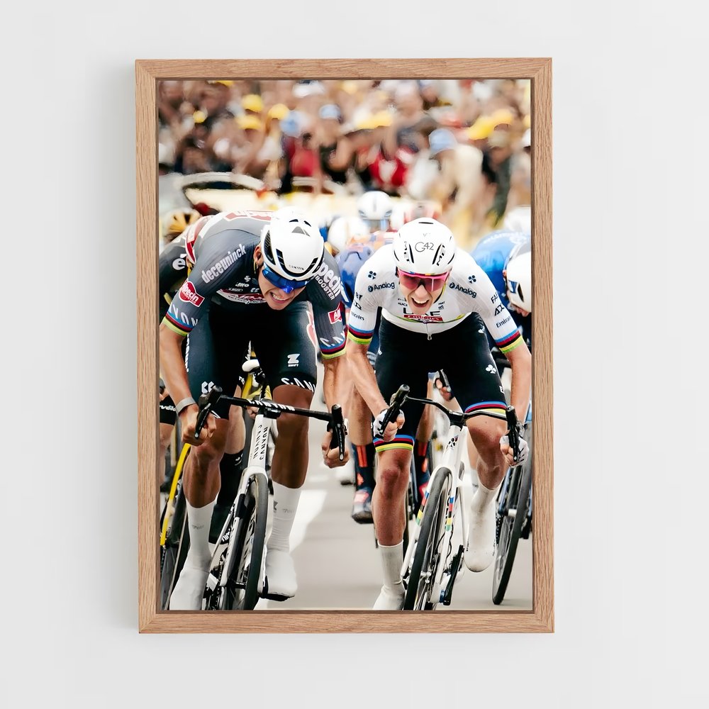 Poster Mathieu van dévorante – affiche Cyclisme (vue 4)